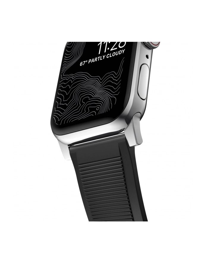 Nomad Rugged Strap Black Connectoor Silver 42/44/45/49mm główny
