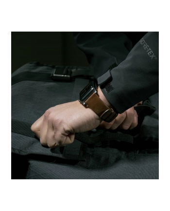 Nomad Strap Modern Lthr. Brown Connect. Silver 46/49mm