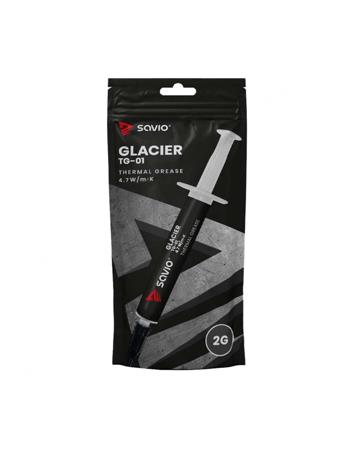 savio Pasta termoprzewodząca GLACIER TG-01 4.7W/m-K, 2g główny