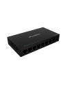 lanberg Switch DSM1-1008 8X 1GB/S niezarządzalny Gigabit Ethernet Desktop 12V ( obudowa metalowa) - nr 3