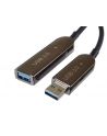 Premiumcord Kabel USB USB-A - USB-A 10 m Czarny (ku3fiber10) - nr 1