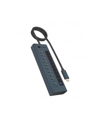 icybox HUB IB-HUB1450-C31 10 x USB TYPE-C Gen 2 z zasilaczem