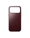 Nomad Modern skorzane etui IP 17 Pro Max Burgundy Horween - nr 1