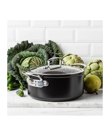 GreenPan Barcelona Pro Kasserolle 20cm Schwarz