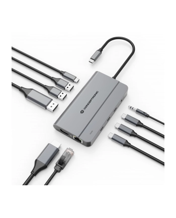 Conceptronic DONN34G 10-in-1 Dockingstation 4K 60Hz 8K 30Hz nr 1