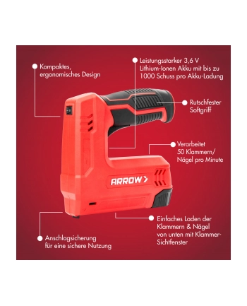 Arrow E21 Cordless Electric Staple Gun nr 1