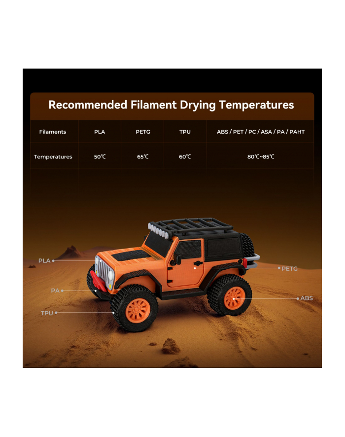 Creality Space Pi X4 Filament Dryer główny