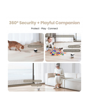 Enabot EBO Air 2 Haustierroboter 2K Kamera pink