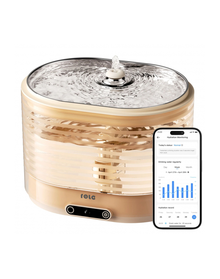 Enabot ROLA Fountain kabelloser Katzenbrunnen główny