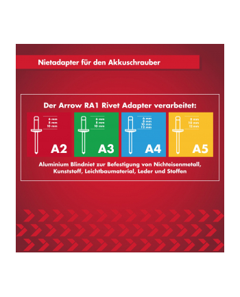 Arrow RA1 Blind Rivet Adapter