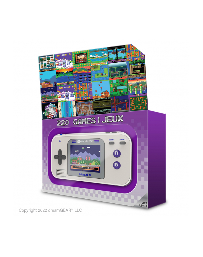 dreamGear My Arcade Gamer V Classic (220 in 1) Gray 'amp; Purple główny