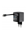 Intenso Power Adapt. W65ACIC 65W 2xUSB-C/USB-A ausziehb.Kab. schw - nr 17