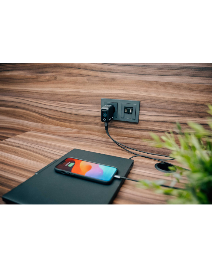 Verbatim Mini GaN Charger 65W mit Display 2xUSB-C +1xA   30238 główny