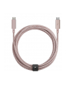 Native Union Belt Cable USB-C to USB-C Pro 2,4m Rose - nr 1