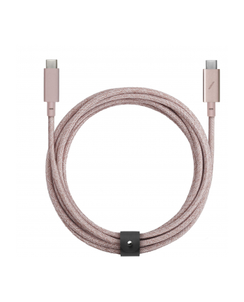 Native Union Belt Cable USB-C to USB-C Pro 2,4m Rose nr 1