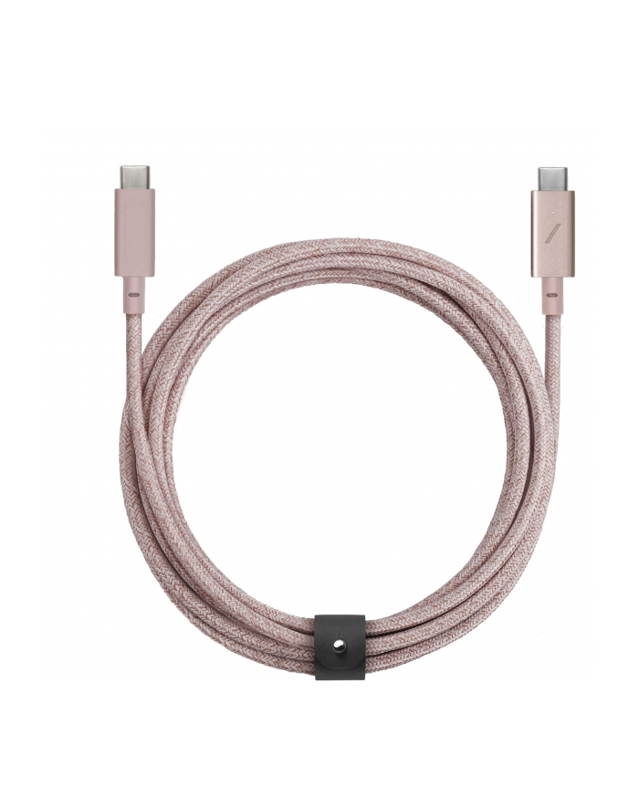 Native Union Belt Cable USB-C to USB-C Pro 2,4m Rose główny
