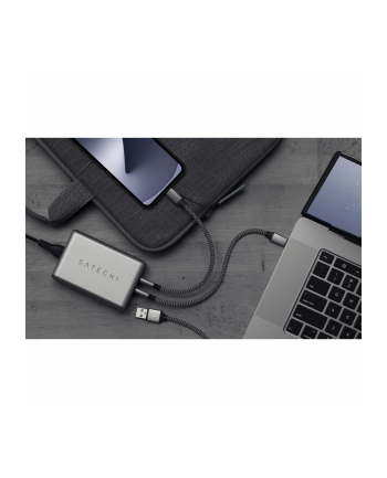 Satechi 100W Type-C PD GaN Compact Charger Space Gray nr 2