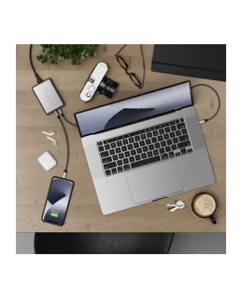 Satechi 100W Type-C PD GaN Compact Charger Space Gray nr 1