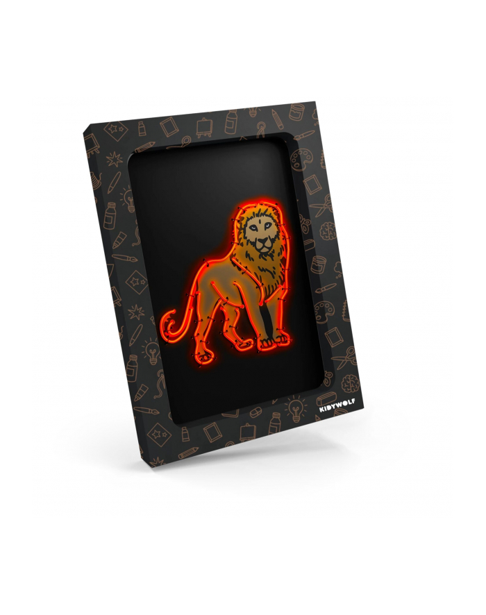 Kidywolf Illuminated Wall Decoration Kit 3-pieces Animals główny