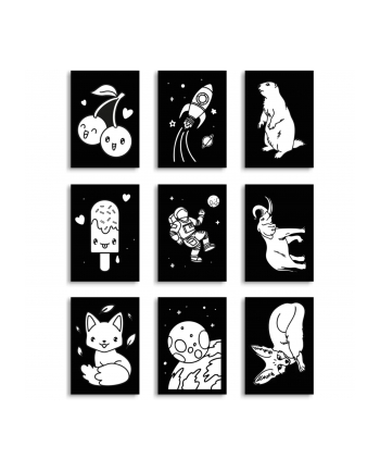 Kidywolf Illuminated Wall Decoration Set 9-pieces