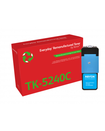 Xerox Everyday Rem. Toner Cyan ers. Kyocera TK-5240C nr 1