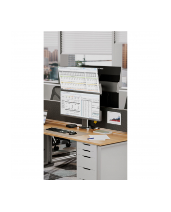 Alogic Elevate 34  Dual Vertical Monitor Stand Space Grey