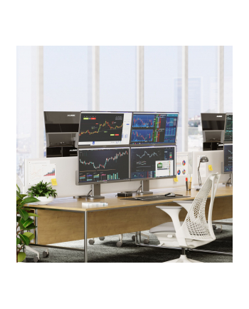 Alogic Elevate 34  Dual Vertical Monitor Stand Space Grey