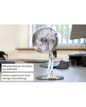Unold 86705 Steel Flex Akku-Tischventilator