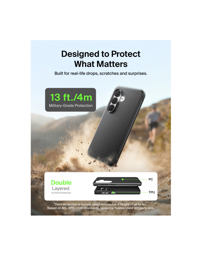 Belkin SheerForce Pczerwonyect S26 Schutzhülle czarny   MSB015hqBK główny