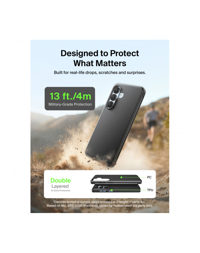 Belkin SheerForce Pczerwonyect S26+ Schutzhülle czarny   MSB016hqBK główny