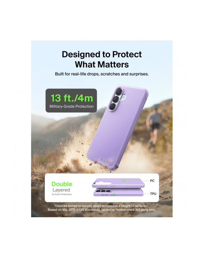 Belkin SheerForce Pczerwonyect S26+ Schutzhülle lavendel  MSB016hqLV główny