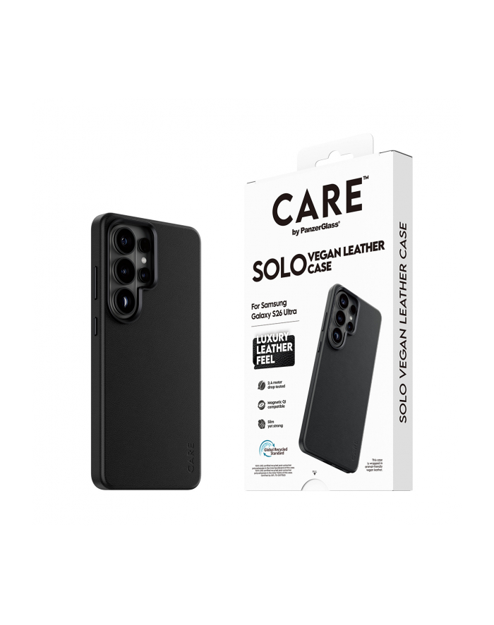 PanzerGlass CARE Solo Case Black w Qi Samsung Galaxy S Ultra 2026 główny