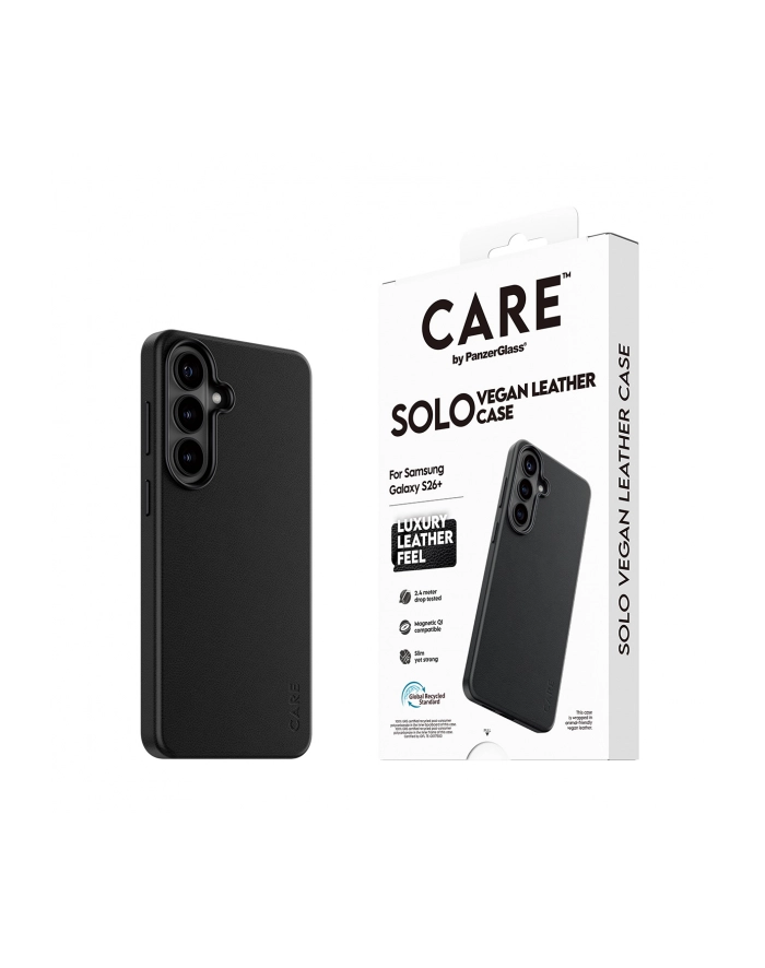 PanzerGlass CARE Solo Case Black w Qi Samsung Galaxy S Plus 2026 główny
