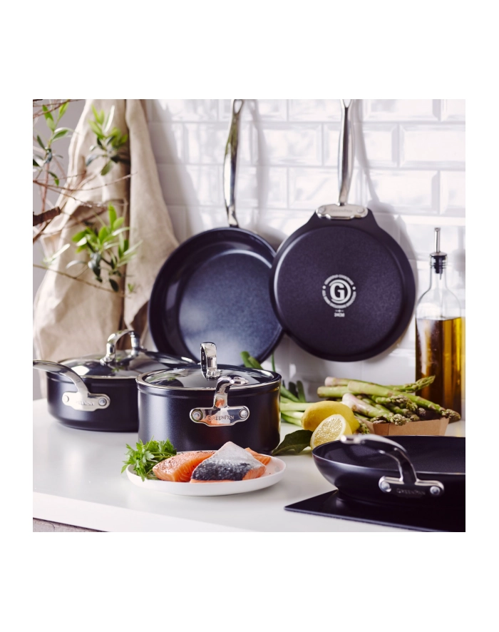 GreenPan Barcelona Pro Schmorpfanne 28cm Schwarz główny