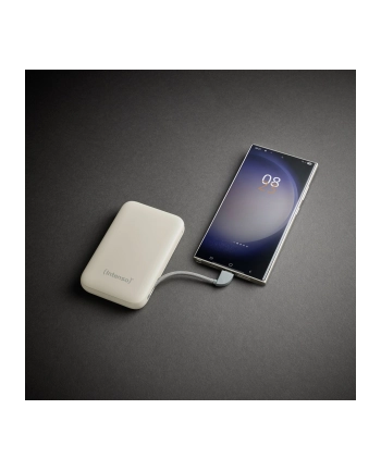 Intenso Powerb. S10000  10000mAh integr.USB-C Kabel,beige 7333031 nr 1