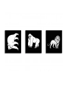Kidywolf Illuminated Wall Decoration Kit 3-pieces Animals - nr 5