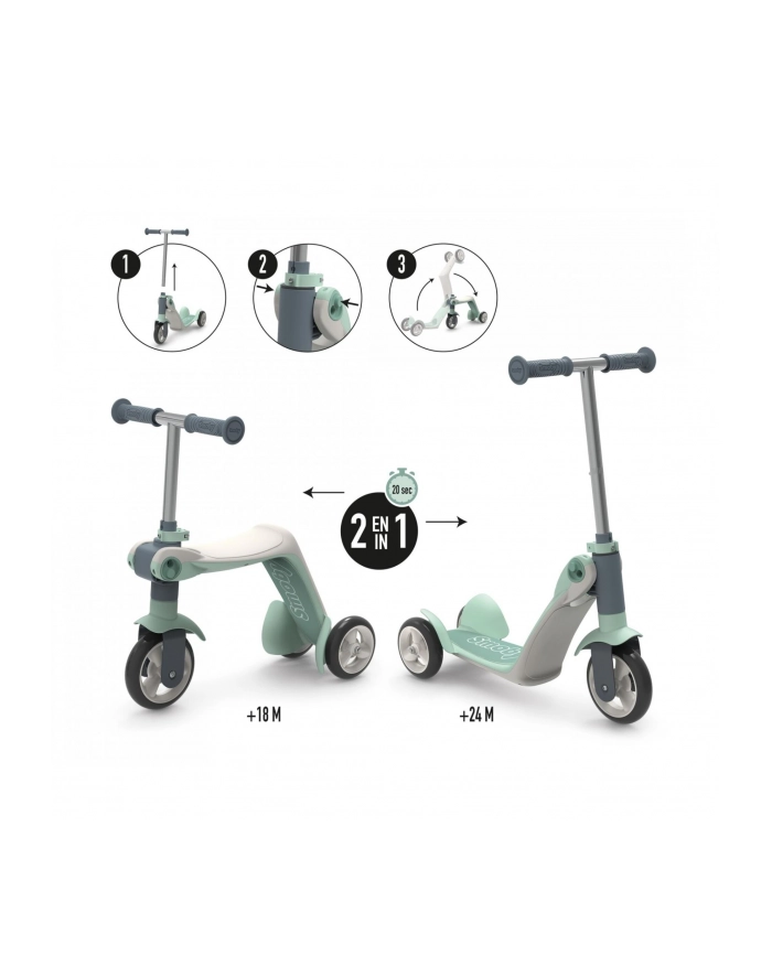 Smoby Laufrad und Scooter Switch 2-in-1 główny