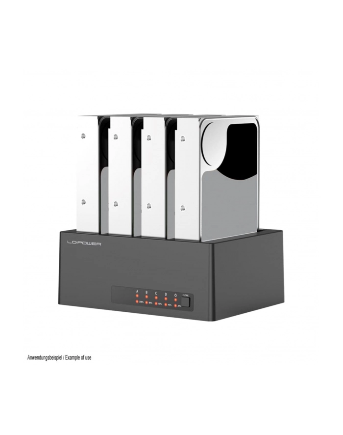 LC-Power LC-DOCK-U3-4B-V2 HDD docking station główny