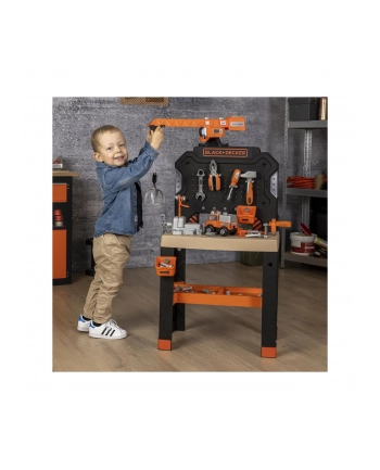 Smoby Black 'amp; Decker Werkbank mit Kran