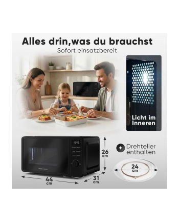 profi cook Proficook PC-MWG 1319 czarny 20L nr 2