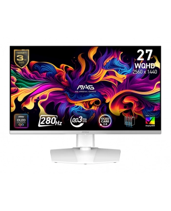 MSI MAG 272QPW QD-OLED X28 26.5inch QD-OLED WQHD 280Hz 0.03ms 2xHDMI2.1 DP USB C PD15W Pivot nr 1