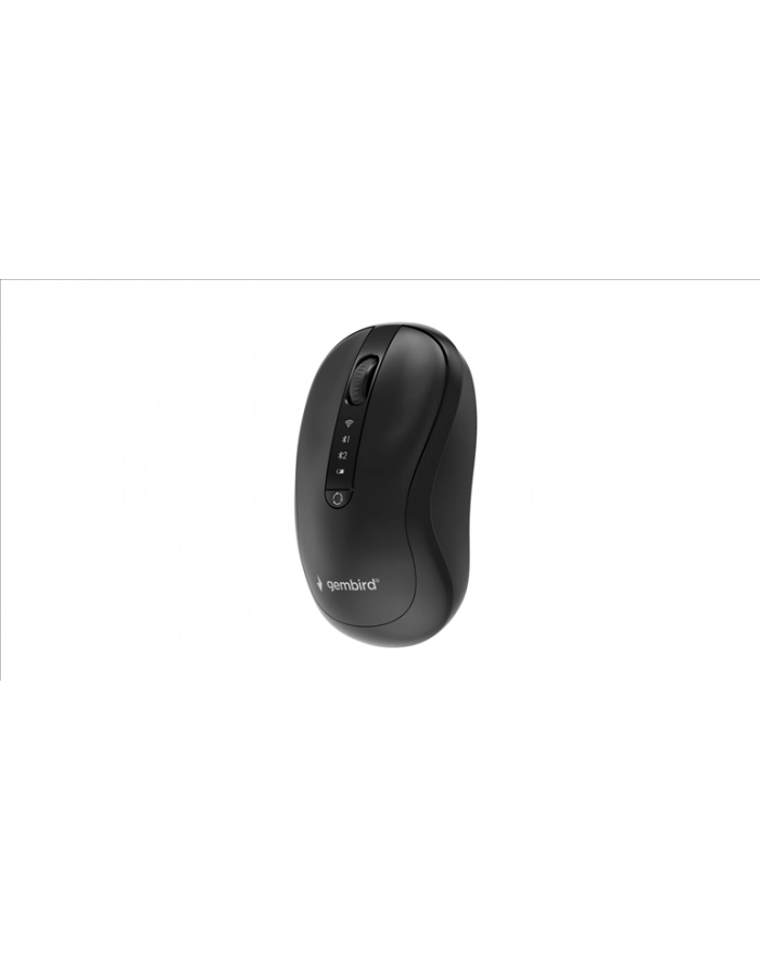 GEMBIRD Mysz bezprzewodowa dual mode 2.4G + BT 1600DPI 4 przyciski kolor czarny główny