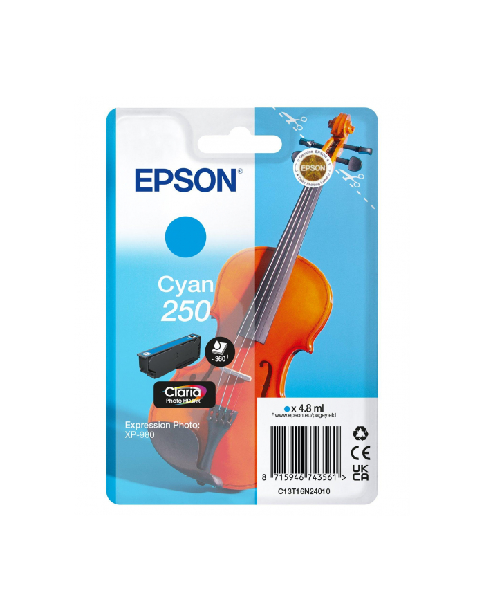 EPSON Singlepack Cyan 250 ink główny