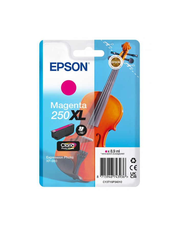 EPSON Singlepack Magenta 250XL ink główny