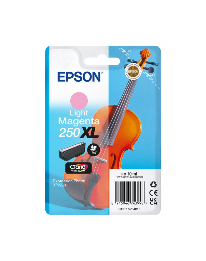 EPSON Singlepack Light Magenta 250XL ink główny