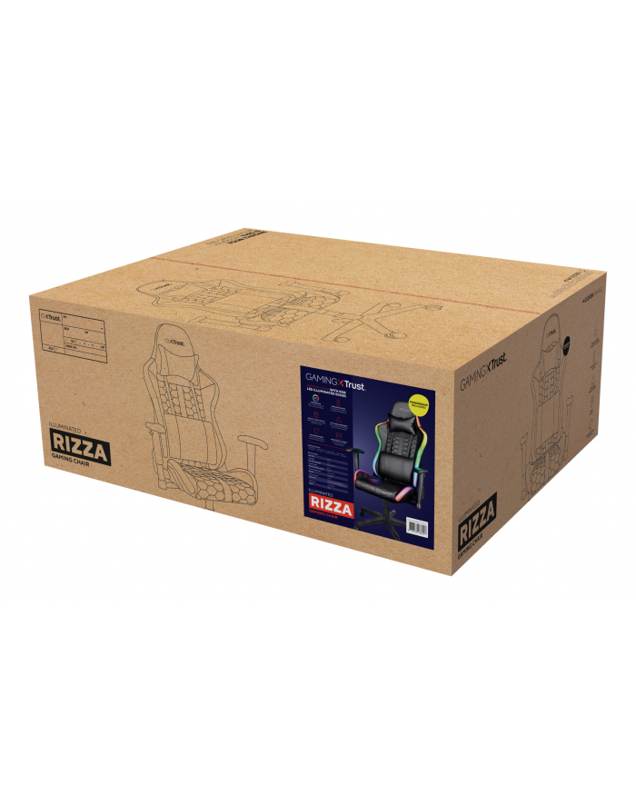 TRUST GXT716 RIZZA RGB LED CHAIR główny