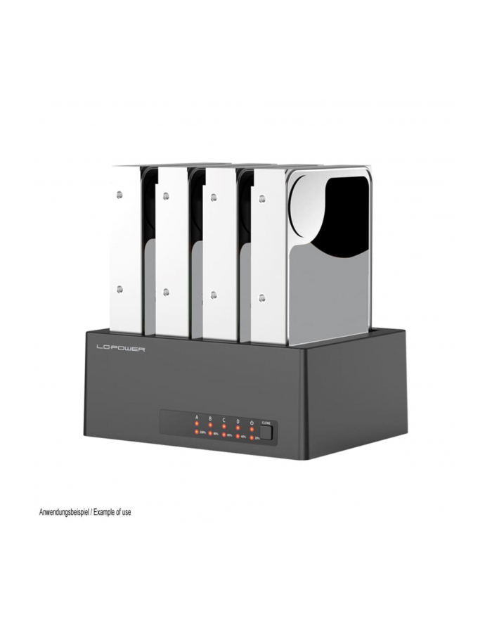 LC-Power LC-DOCK-U3-4B-V2 HDD docking station główny