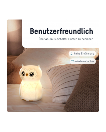 Ansmann Mobiles Nachtlicht Eule Finn