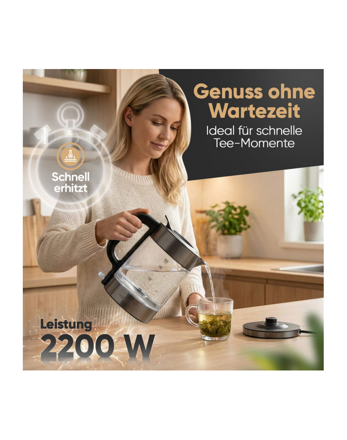 profi cook Proficook PC-WKS 1322 G darkinox LED  1,7L główny