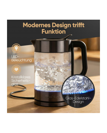 profi cook Proficook PC-WKS 1322 G darkinox LED  1,7L